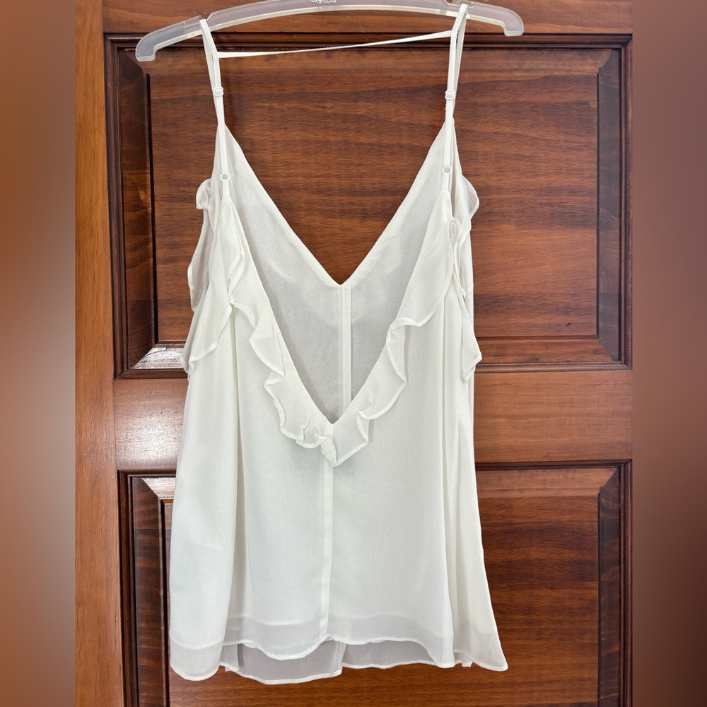 Reformation Cream Ruffle Camisole - Picture 2 of 4